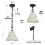 Luminaire suspendu conique à 1 lumière Jeilyn