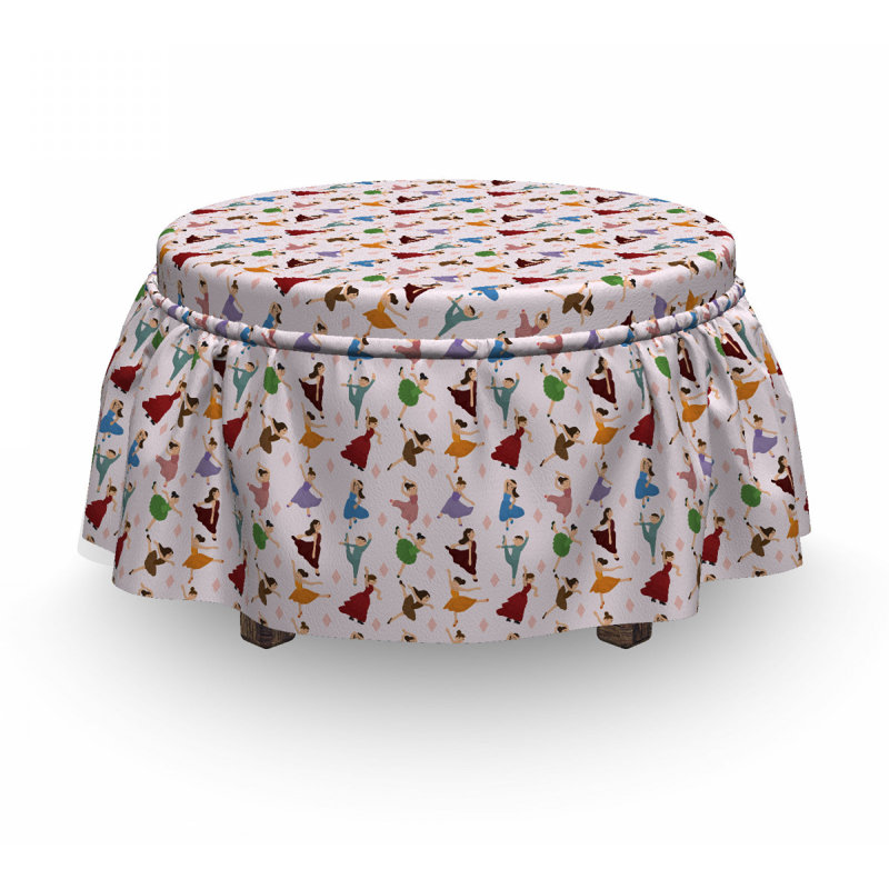 Housse pour repose-pieds filles pour enfant dancer