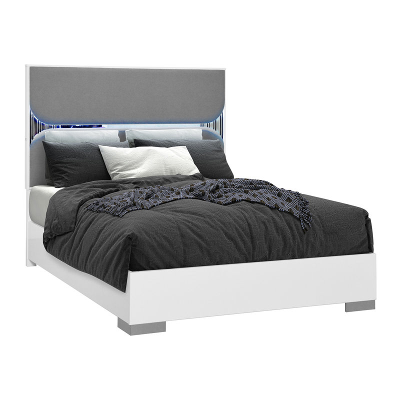 Sasha White Queen Bed, Queen