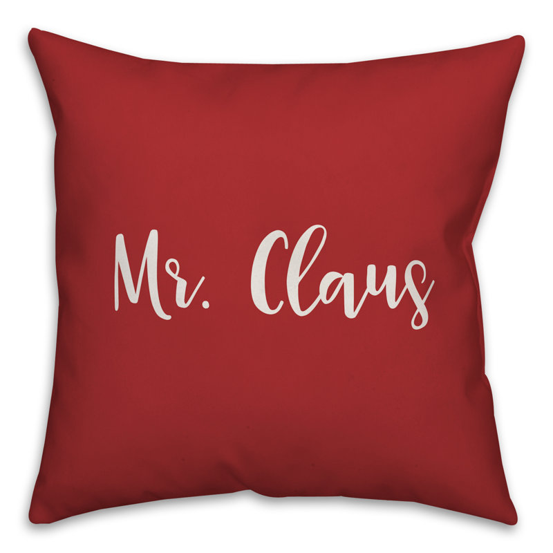  Coussin Mr. Claus, Rouge, Housse de coussin