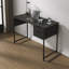 Petit bureau d'ordinateur avec bureau à tiroirs pour petits espaces, bureau d'écriture pour bureau de 39,4 pouces, bureau d'ordinateur de style moderne simple pour chambre à coucher-2057018418