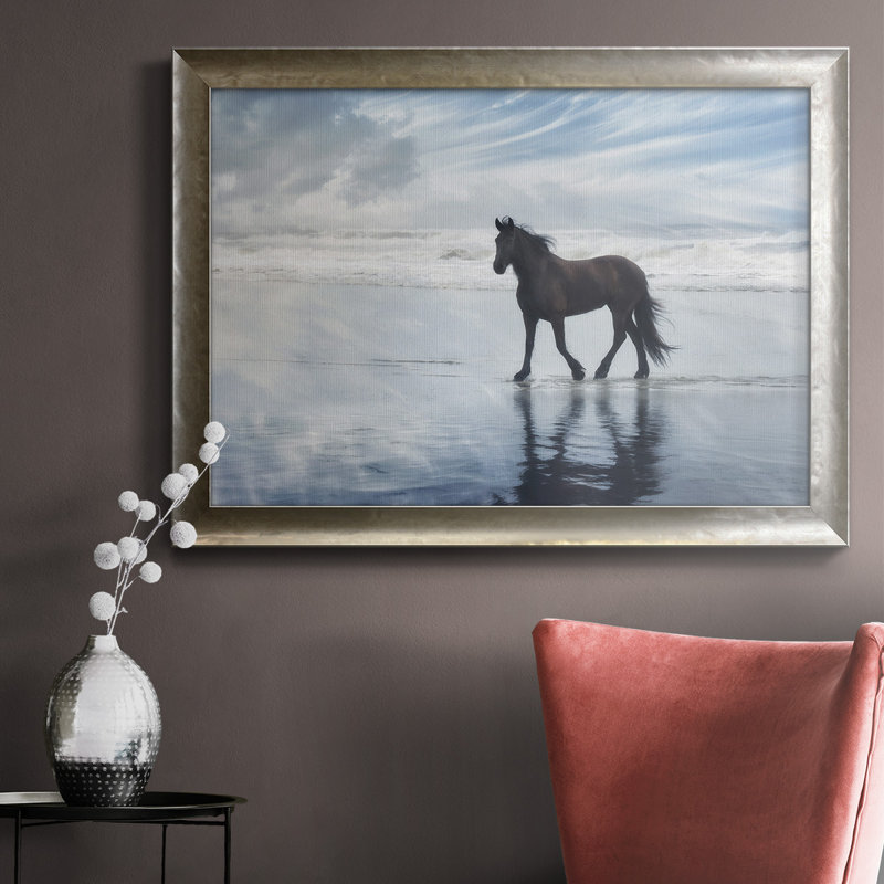 Toile encadrée de qualité supérieure Horse Motion VI - prête à être accrochée, H 16 po x l 20 po