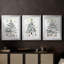 Christmas Holiday Art CECX - reproduction sur mesure encadrée de qualité supérieure - 3 pièces-1729278313-1729278317
