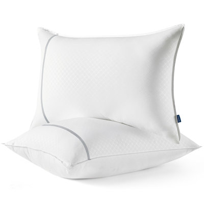 Bedsure Hotel Pillows Fluffy Bed Pillows for Sleeping with Breathable Cover Soft
