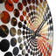 Zakkary - Horloge murale peinture abstraite-50962524