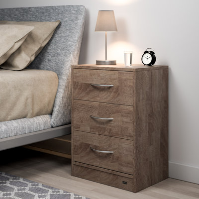 Rodica 28cm W MDF/particle Board Bedside Table