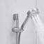 Pomme de douche à effet de pluie 10 pouces avec robinets coulissants - Robinet pour salle de bain mural