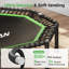 Trampoline octogonal rebondissant F3 Fitness Bcan Series BT3, capacité de 450 lb, grande surface de saut et poignée réglable pour la salle de gym à domicile