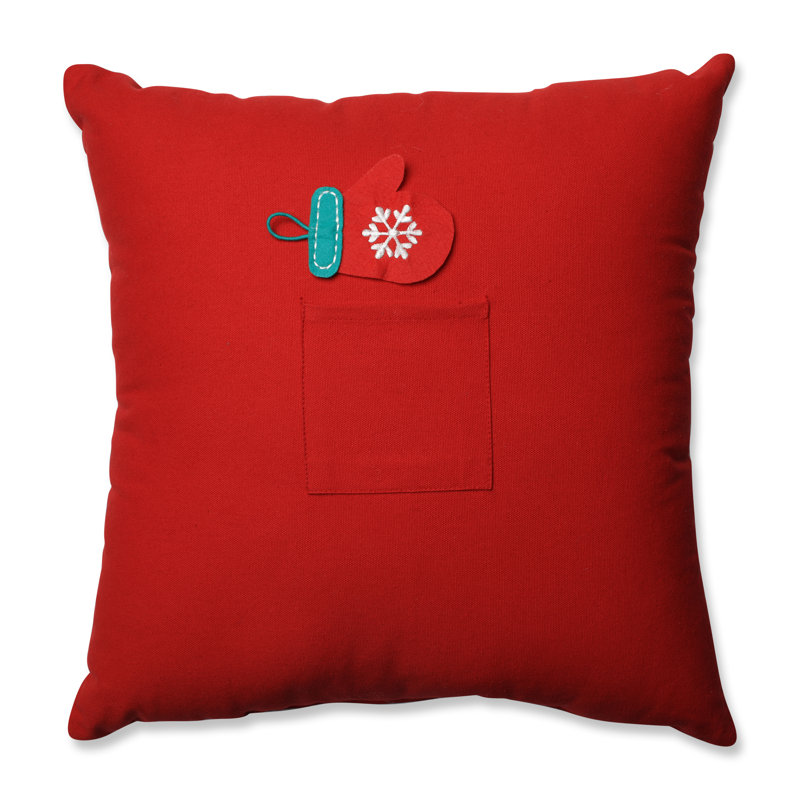 Cotton Reversible Throw Pillow