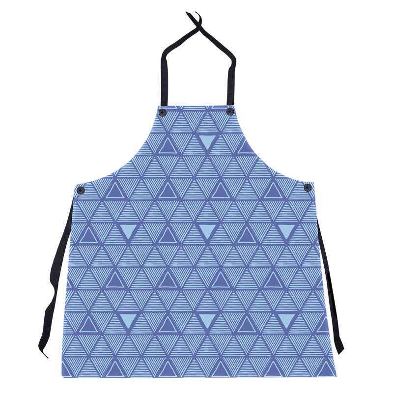 Patricia Geoffrey Bib Apron, Blue/Sky Blue