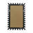 Rabell Rectangle Sunburst Glass Wall Mirror