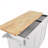 Kitchen Island with Foldable Counter Top, Spacious Storage, and Rolling Wheels for Versatile Use in Any Room-1978038159