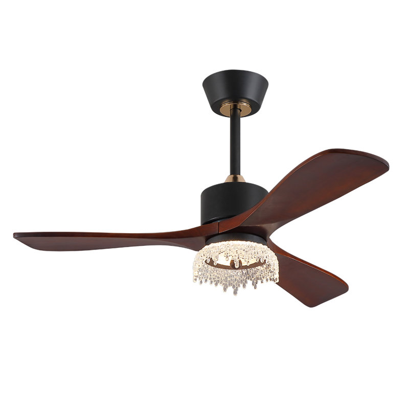 Ventilateur de plafond d'intérieur à hélice de 41,7 po avec télécommande et ensemble d'éclairage à DEL inclus