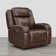Genuine Leather Zero Wall Power Recliner with Adjustable Headrest