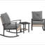 Ensemble de coussins capitonnés à boutons avec meubles de patio, chaises berçantes en rotin, table basse-1684614979