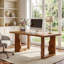 Solid Wood Executive Desk-312838684