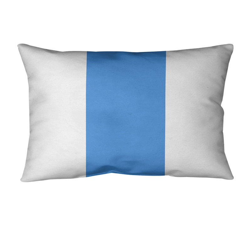 Housse de coussin lombaire Atlanta, Bleu danube/ blanc cassé, Houston