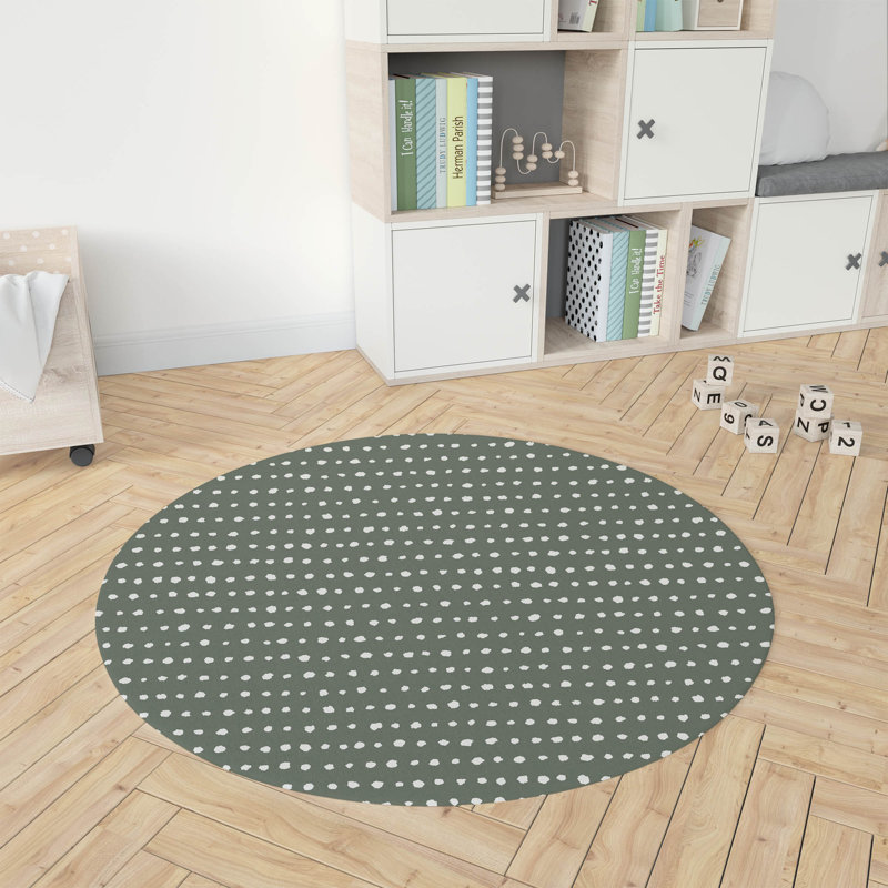 Dot Row Kids Play Mat, Chimichurri/Green