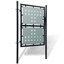 Crabtree Metal Door Fence Garden Mesh Gate with Lock Patio Fencing Terrace-87948108