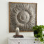 Décoration murale traditionnelle en métal Sunburst