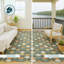 Tapis géométrique intérieur / extérieur lavable à la machine Chantille ACN2568-1450269050-1450269036