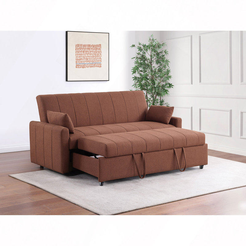 Westwind Copper Upholstered Sleeper Sofa Bed
