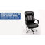 Chaise de bureau ergonomique Belladonna Big & Tall LeatherSoft avec appui-tête et accoudoirs en boucle