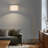 Logan 76 in. Modern Adjustable and Extendable LED Arc Floor Lamp with Fabric Drum Shade-88993043-88993044