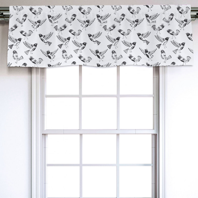 Sateen Ruffled Window Valance