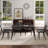 55.12 Inch Modern Black Straight Edge Artificial Stone Dining Table With Black Metal Legs, Seats 6 People, Table Only-1553989455-1553989454
