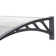 HOMCOM 200cm W x 80cm D Plastic Cover Retractable Door / Window Awning