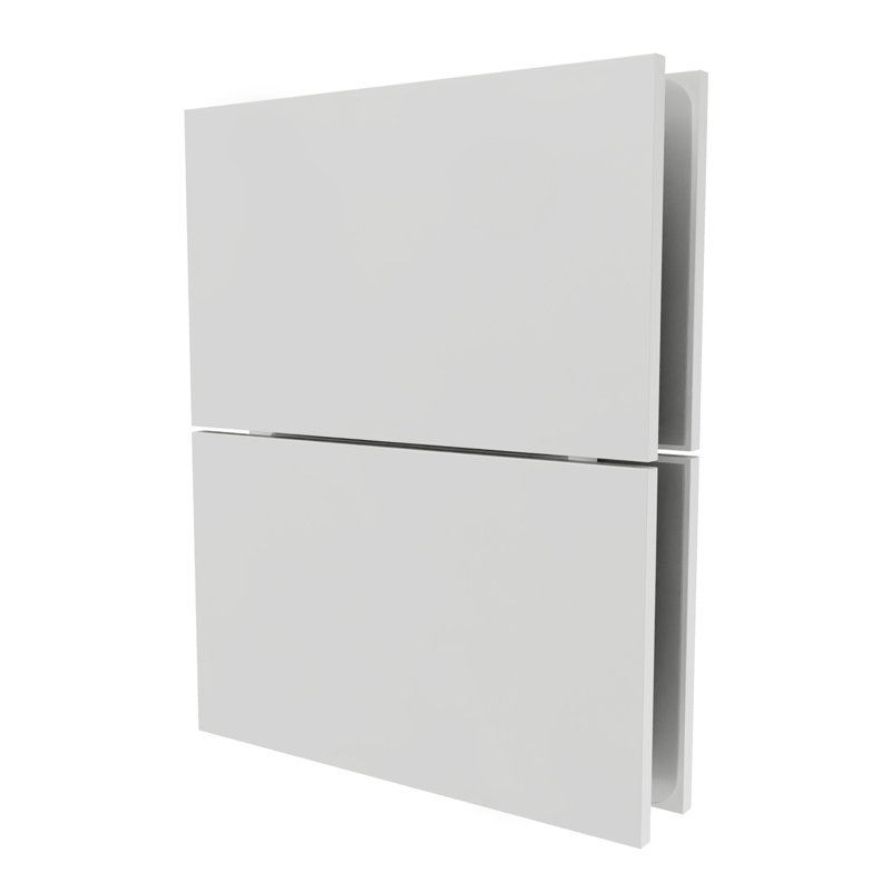  Charnière verre à verre Prestige Series, Blanc brillant