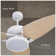 Light Pro In. LED Indoor Smart Ceiling Fan With Remote Control