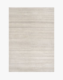 Striped Wool Hand Knotted Area Rug