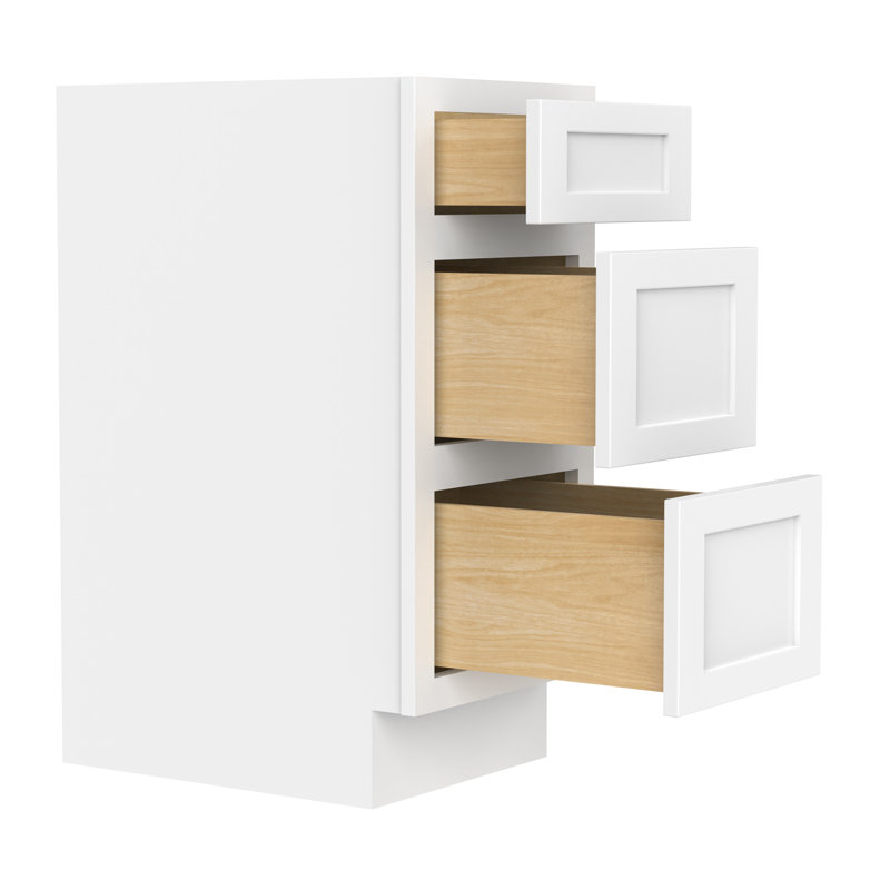 Base de meuble-lavabo de 15 po seulement, Blanc