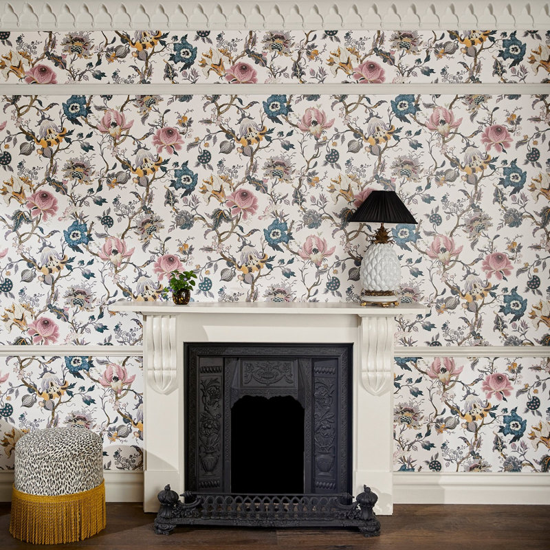 Artemis 9.84' L x 70.8" W Wallpaper Roll, Off White