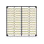Grand lit plateforme tapissier crème avec tête de lit en velours de forme spéciale, structure en métal et pin massif, 24 lattes épaisses pour un poids de 1 000 lb, coussin de relaxation moelleux, lit, lattes,-870398437