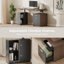 Bureau debout électrique à hauteur ajustable de 53 po avec 2 tiroirs et rangement ouvert, charge intégrée, panneau d'intimité - Bureau de direction pour bureau personnel-49795734