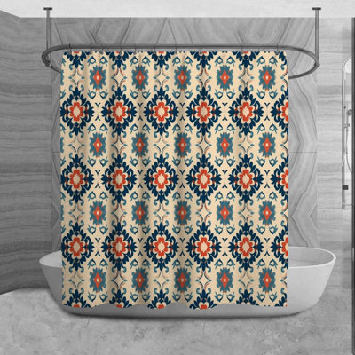 Lendon Microfiber Shower Curtain