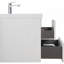 Meuble-lavabo mural 30 po avec lavabo, meuble-lavabo mural moderne avec lavabo à surface solide et tiroirs à fermeture en douceur