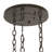 Fluery 6 - Light Dimmable Cylinder Chandelier