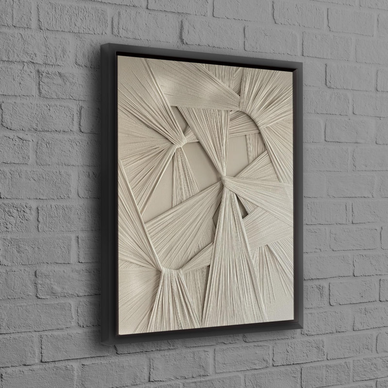 Print on Canvas, 110 cm H x 80 cm W, Framed Print without Mat, Black