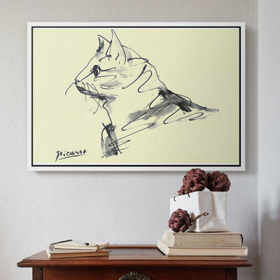 Cat (Le Chat), c. 1961-Pablo Picasso-Framed Gallery Wrapped Canvas