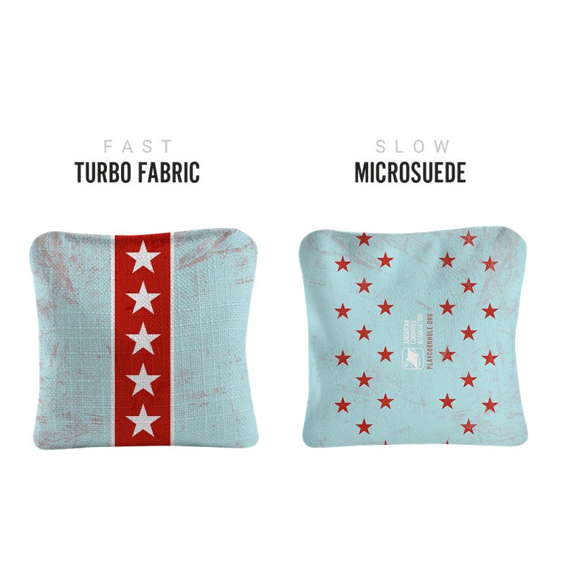 Sacs de cornhole American Moto Synergy Pro, Rouge