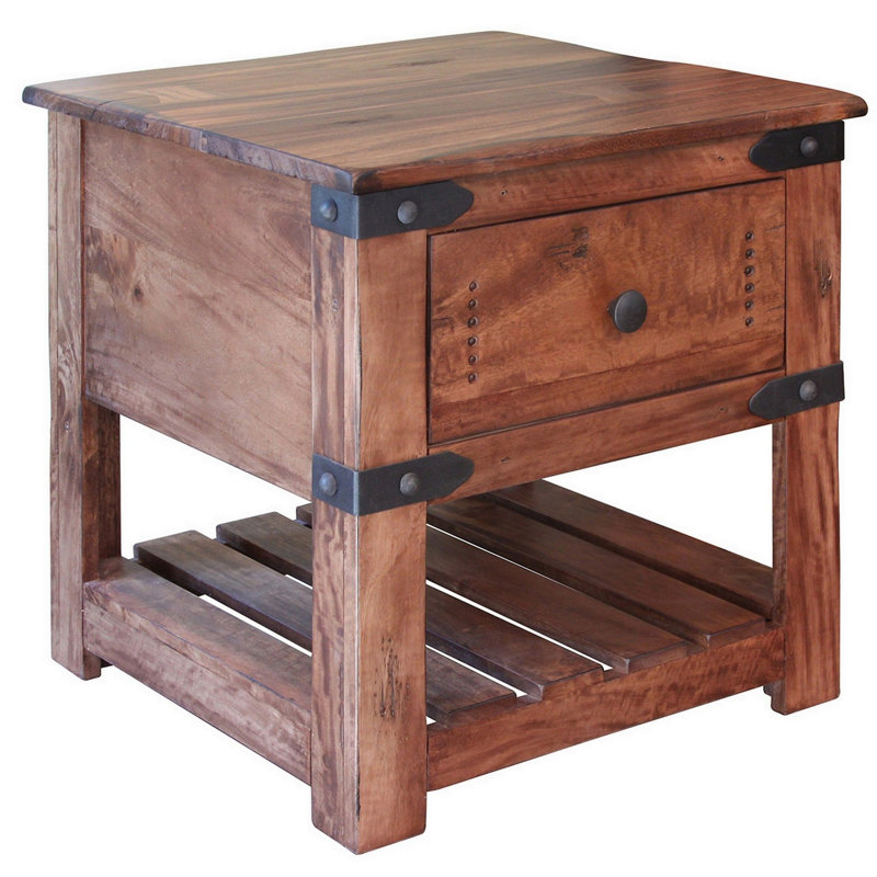 Bromborough End Table with Storage