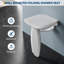 Siège de douche mural pliant, banc de douche rabattable à 90 °, capacité de charge de 500 lb pour la salle de bain et l'accessibilité
