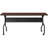 Rectangle Flip Top 23.63'' L Training Table with Casters and Modesty Panel and Cable Management-73574290-20685665-20685666
