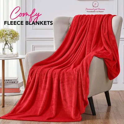 Personalized Soft and Cozy Blanket for Couples - Gifts Black - 40x60 Inches