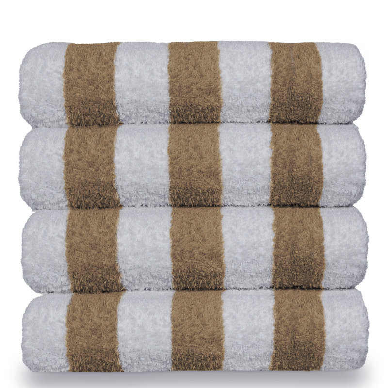 Mayfield Cotton Super Plush Beach Towel, Tan