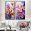 «Peach Purple Violets Représentation Dreams», 2 pièces-469677643-469677636